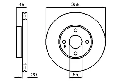 BOSCH 0 986 478 996 Fren Dıskı NA753325XC