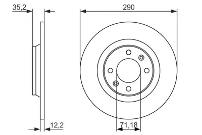 BOSCH 0 986 479 118 Arka Fren Aynası P308 1.6gtı 10> C4 1.2thp 1.6thp 09> 4249F7