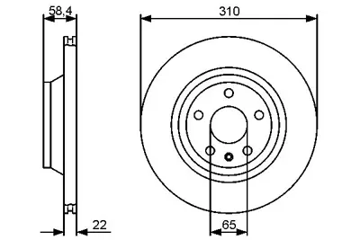 BOSCH 0 986 479 466 Fren Aynası Audı Tt 06> Ttrs 09> 8J0615601A