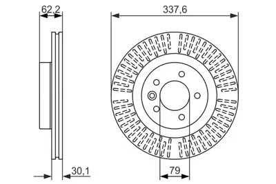 BOSCH 0 986 479 705 Fren Dıskı SDB000614