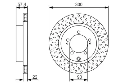 BOSCH 0 986 479 T33 Fren Dıskı 4615A032