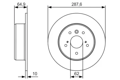 BOSCH 0 986 479 T69 Fren Dıskı 4243133030