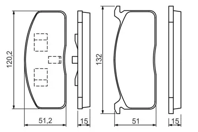 BOSCH 0 986 494 457 Dısk Balata V9118A001