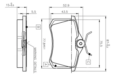 BOSCH 0 986 TB2 140 Arka Fren Balatası Megane Iı A3 Golf Passat Iı,Iıı,Iv Vento Jetta Iı Octavıa Cordoba Ibıza Toledo P4 1H0698451E 1HO698451F 425108 8E0698451L