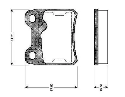 BOSCH 0 986 TB2 158 Arka Fren Balatası Vectra A (09 / 88 11 / 95) Calıbra (Gdb952) 1605879 4467072