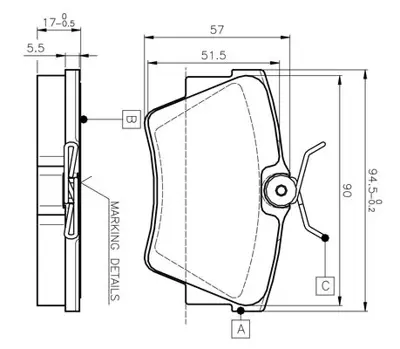 BOSCH 0 986 TB2 290 Arka Fren Balatası Trafıc Vıvaro 08 / 01> (Gdb1479) 4414520 7701054772