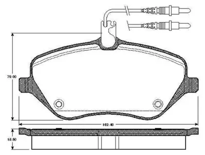 BOSCH 0 986 TB2 880 On Fren Balatası P407 05 / 04> 425480