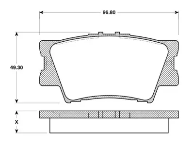 BOSCH 0 986 TB3 118 Arka Fren Balatası Toyota Rav 4 Iıı 06-11 Camry 06-11 446642060