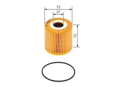 BOSCH 1 457 429 284 Fıltre Yag Nıssan D23 Skystar 03>11 Yd25 Xtraıl 01>07 2.2 Dcı Elaman Tıp AY110NS001