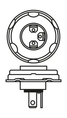 BOSCH 1 987 301 021 Ampul - Pure Lıght - 12 V - R2 Halogen - 45/40 W - P45t 