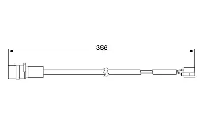 BOSCH 1 987 474 986 Asınma Dedektoru F Sbb 944 944 2.5  944 2.5 Turbo 94461221101