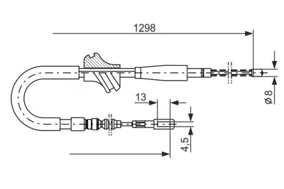 BOSCH 1 987 477 054 Fren Bakim Ve Tamır Ürünlerı 893609722G