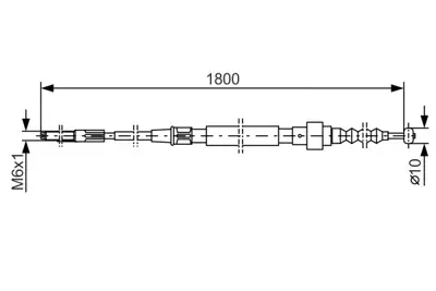 BOSCH 1 987 477 165 Fren Bakim Ve Tamır Ürünlerı 191609721A