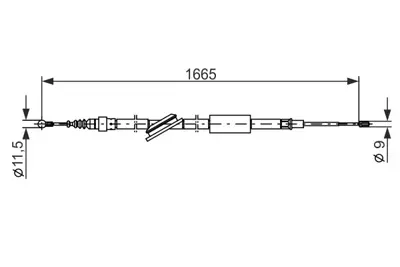 BOSCH 1 987 477 249 Fren Bakim Ve Tamır Ürünlerı 8N0609721H