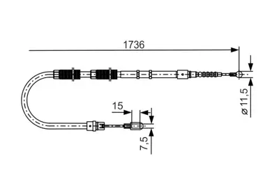 BOSCH 1 987 477 257 Fren Bakim Ve Tamır Ürünlerı 8E0609721AT