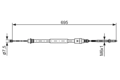 BOSCH 1 987 477 572 Fren Bakim Ve Tamır Ürünlerı 96164271