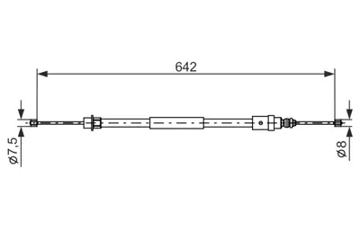 BOSCH 1 987 477 573 Fren Bakim Ve Tamır Ürünlerı 4745L6