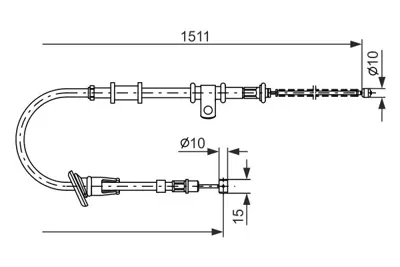 BOSCH 1 987 477 677 Fren Bakim Ve Tamır Ürünlerı MB950336