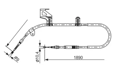 BOSCH 1 987 477 803 Fren Bakim Ve Tamır Ürünlerı 3B0609721S