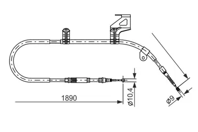 BOSCH 1 987 477 804 Fren Bakim Ve Tamır Ürünlerı 3B0609722Q