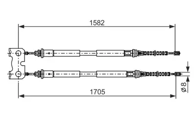 BOSCH 1 987 477 834 Fren Bakim Ve Tamır Ürünlerı 95AB2A603BE