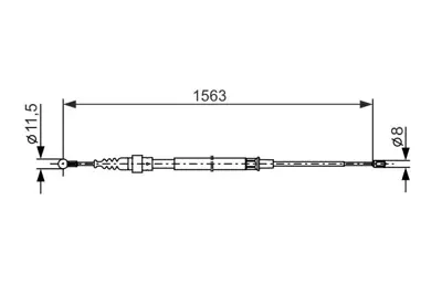 BOSCH 1 987 477 891 Fren Bakim Ve Tamır Ürünlerı 1T0609721G