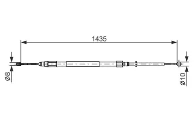 BOSCH 1 987 477 946 El Fren Telı R-L Bmw E87 E82 E88 E81                          34406760443