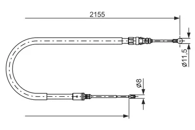 BOSCH 1 987 477 994 El Fren Telı 4745X4