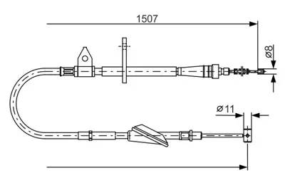 BOSCH 1 987 477 995 Fren Bakim Ve Tamır Ürünlerı 5441083E20000 9203995