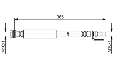 BOSCH 1 987 481 703 Fren Hortumu BK212078AC