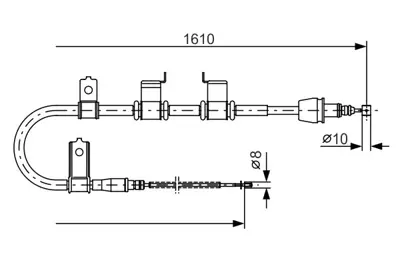 BOSCH 1 987 482 070 Fren Bakim Ve Tamır Ürünlerı 597601C300