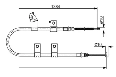 BOSCH 1 987 482 082 El Fren Telı Sol 96534870