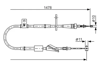 BOSCH 1 987 482 096 Fren Bakim Ve Tamır Ürünlerı 54402M79G00