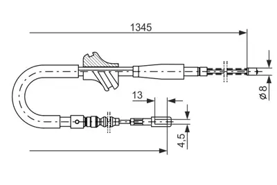 BOSCH 1 987 482 101 Fren Bakim Ve Tamır Ürünlerı 893609721G