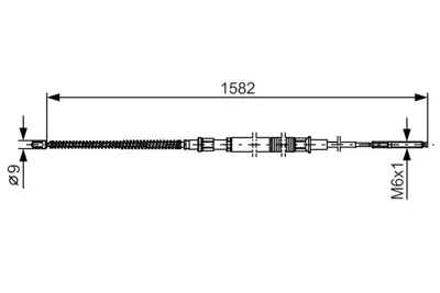 BOSCH 1 987 482 124 Fren Bakim Ve Tamır Ürünlerı 1H0609721B