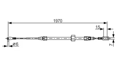 BOSCH 1 987 482 131 El Fren Telı 2D0609701C A9044200385