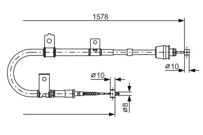 BOSCH 1 987 482 167 Fren Bakim Ve Tamır Ürünlerı 597702D310