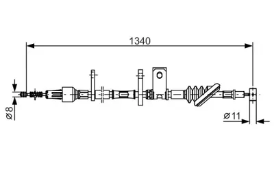 BOSCH 1 987 482 184 Fren Bakim Ve Tamır Ürünlerı 54420A60A60