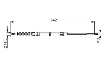 BOSCH 1 987 482 267 Fren Bakim Ve Tamır Ürünlerı 6R0609721C