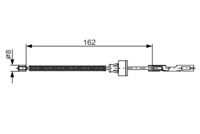 BOSCH 1 987 482 278 Fren Bakim Ve Tamır Ürünlerı 8V512A635AB D65144430A