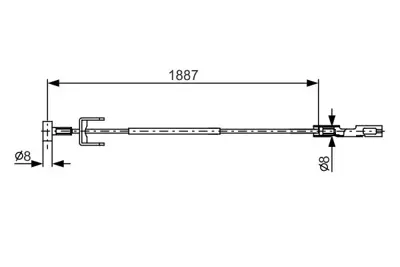 BOSCH 1 987 482 292 Fren Bakim Ve Tamır Ürünlerı 8201018831 93852378