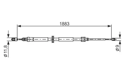 BOSCH 1 987 482 302 El Fren Telı 364000001R