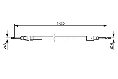 BOSCH 1 987 482 317 Fren Bakim Ve Tamır Ürünlerı 9671815180