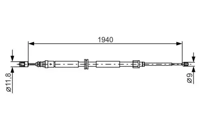 BOSCH 1 987 482 325 Fren Bakim Ve Tamır Ürünlerı 364000005R