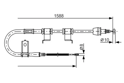 BOSCH 1 987 482 359 Fren Bakim Ve Tamır Ürünlerı 597701G300