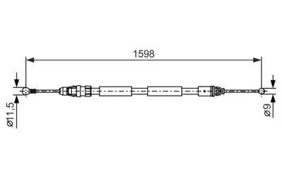 BOSCH 1 987 482 388 Fren Bakim Ve Tamır Ürünlerı 365300QAC 8200263821 93852189