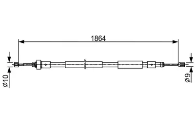 BOSCH 1 987 482 408 Fren Bakim Ve Tamır Ürünlerı 9664440780