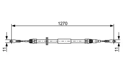 BOSCH 1 987 482 501 El Fren Telı A6384200585