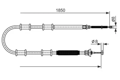 BOSCH 1 987 482 592 Fren Bakim Ve Tamır Ürünlerı 51882836