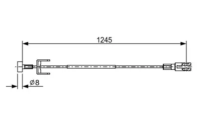 BOSCH 1 987 482 633 Fren Bakim Ve Tamır Ürünlerı 365301673R 93864840